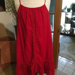Red Knox Rose Dress